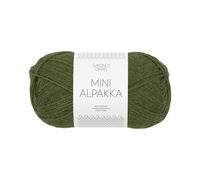 Sandnes Garn Mini Alpaka Wolle in col. 9573 moss