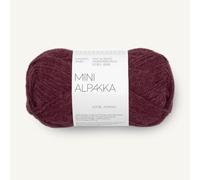 SANDNES GARN Mini Alpakka - Farbe: Deep Burgundy (4372) - 50 g/ca. 150 m Wolle