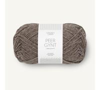 Sandnes Garn - Peer Gynt - 50 g - 91 m - medium Brown Mottled 2652 SG1101-2652 Braun