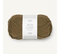 SANDNES GARN Peer Gynt - Farbe: Dark Olive (9873) - 50 g/ca. 91 m Wolle