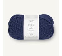 Sandnes Garn Peer Gynt Schurwolle in col. 6364 dark blue