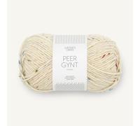 SANDNES GARN Peer Gynt - Farbe: Natur M/Tutti Frutti Tweed (1044) - 50 g/ca. 91 m Wolle