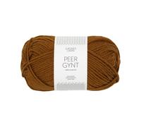 Sandnes Garn Peer Gynt Schurwolle in col. 2564 gyllenbrun