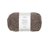 Sandnes Garn Peer Gynt Schurwolle in col. 2652 medium brown mottled