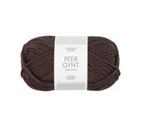 Sandnes Garn Peer Gynt Schurwolle in col. 3082 brown