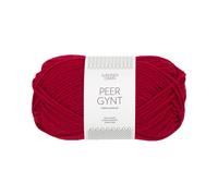 Sandnes Garn Peer Gynt Schurwolle in col. 4228 red