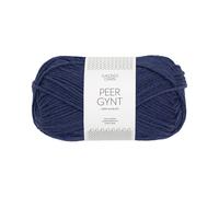 SANDNES GARN Peer Gynt - Farbe: Mørk Blå (6364) - 50 g/ca. 91 m Wolle