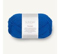 Sandnes Garn Sunday by PetiteKnit Merinowolle in col. 6046 electric blue