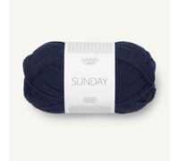 Sandnes Garn Sunday ca. 235 m col. 5882 marinebla 50 g