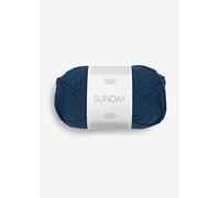 Sandnes Garn Sunday ca.235 m col.6062 mørk blå, 191-0001113-006062, 6062 mørk blå ASIN: B09N3K8VRDBei Amazon anzeigen