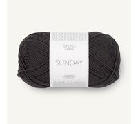 SANDNES GARN Sunday - Farbe: Bristol Black (3800) - 50 g/ca. 235 m Wolle