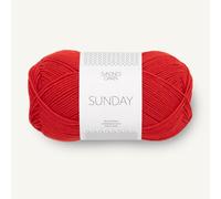 SANDNES GARN Sunday - Farbe: Scarlet Red (4018) - 50 g/ca. 235 m Wolle
