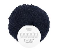 Sandnes Garn Tweed Recycled Merinowolle in col. 5585 marinebla