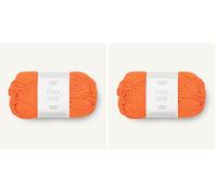 SANDNES GARN Tykk Line - Farbe: Orange Tiger (3009) - 50 g/ca. 60 m Wolle (Packung mit 2)