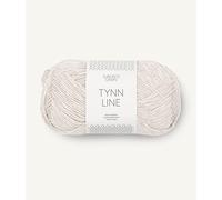 Sandnes Garn Baumwollgarn Tynn Line 50 g Farbe 1099 Schwarz