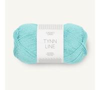 SANDNES GARN Tynn Line - Farbe: Blå Turkis (7213) - 50 g/ca. 220 m Wolle