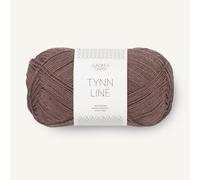 SANDNES GARN Tynn Line - Farbe: Eikenøtt (3161) - 50 g/ca. 220 m Wolle
