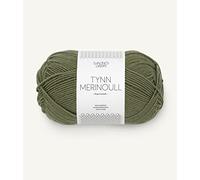 Sandnes Garn Tynn Merinoull Schurwolle – ca. 175 m / 50 g – Farbe 9062 Olivengrün