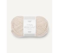 Sandnes Garn Garn Tynn Peer Gynt Schurwolle ca. 205 m col. 2641 natur melert 50 g