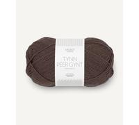 Sandnes Garn Tynn Peer Gynt ca. 205 m col. 3880 mork sjokolade 50 g