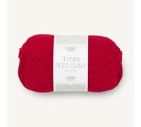 SANDNES GARN Tynn Peer Gynt - Farbe: Rød (4219) - 50 g/ca. 205 m Wolle