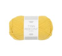 Sandnes Garn Tynn Peer Gynt Schurwolle in col. 2016 solgul