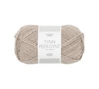 Sandnes Garn Tynn Peer Gynt Schurwolle in col. 2650 grabeige melert
