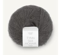 SANDNES GARN Tynn Silk Mohair - Farbe: Bristol Black (3800) - 25 g/ca. 212 m Wolle