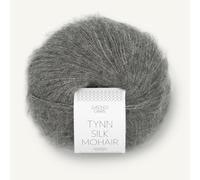 SANDNES GARN Tynn Silk Mohair - Farbe: Mørk Gråmelert (1053) - 25 g/ca. 212 m Wolle