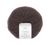 Sandnes Garn Tynn Silk Mohair ca. 212 m col. 3880 mork sjokolade 25 g