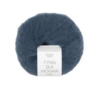 Sandnes Garn Tynn Silk Mohair Wolle in col. 6081 midnight blue