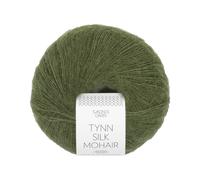 Sandnes Garn Tynn Silk Mohair ca. 212 m col. 9062 olivengronn 25 g