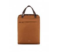 Sandqvist Go 2-Way Tote Backpack 16”, 17L, Sepiabraun, Wandelbare Tote Bag & Rucksack, Wasserabweisend