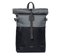 Sandqvist Icon M Rolltop Rucksack schwarz/grün, Kunstfaser, Unisex, 23L