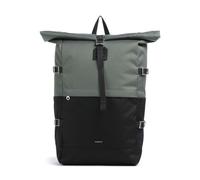 Sandqvist Icon Rolltop Backpack L multi dark with black leather