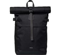 SANDQVIST Icon Rolltop Backpack M - Mixte - Schwarz - Größe M- Modell 2025