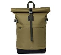 Sandqvist - Icon Rolltop Backpack 23 - Daypack, Gr. 23 l, beige (OliveDrabwithBlackLeather)