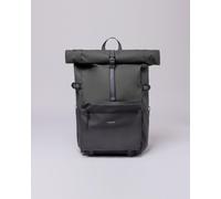 Sandqvist - Kurierrucksack Ruben 2.0 Multi Dark Schwarz