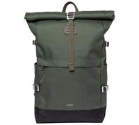 Sandqvist - Rucksack 26 l - Icon Rolltop Backpack L - Icon Rolltop Backpack L Dawn Green aus Leder - Khaki Khaki one size