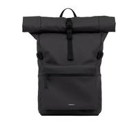 Sandqvist Stream L Rolltop Rucksack schwarz, Kunstfaser, Unisex, 34L