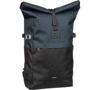 Sandqvist Icon M Rolltop Rucksack schwarz/blau, Kunstfaser, Unisex, 23L