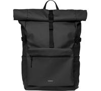 Sandqvist Unisex Stream Rolltop L Backpack, Black
