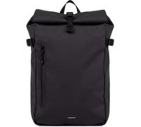 Sandqvist Stream Slim Rolltop Laptop Rucksack 14”, 20L, Schwarz, wasserdicht, 14" Laptopfach, recycelte Materialien