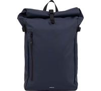 Sandqvist Stream Slim Rolltop Laptop Rucksack 14”, 20L, Navy, wasserdicht, 14" Laptopfach, recycelte Materialien