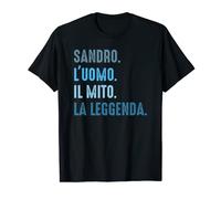Sandro Die Legende Sagt Name Geschenk Männer T-Shirt