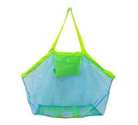 Sandspielzeug Netztasche Große StrandtaschSandspielzeug Netztasche Große Strandtasche Grün Aufbewahrungstasche für Strandspielzeug Wiederverwendbare Faltbare für Wasserspielzeug Urlaub