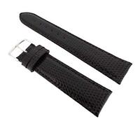Sandtuhr Uhrenarmband echt Eidechse 18mm Mokka braun Made in Germany