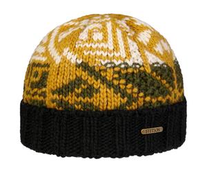 Sandvika Beanie by Stetson schwarz-gelb One Size