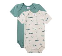 Sanetta 2er-Pack Bodys kurzarm Safari 104 natur/grün