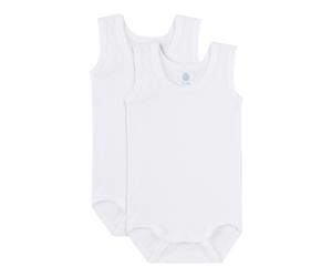 Sanetta 2er-Pack Bodys ohne Arm 104